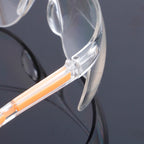 Transparent labor protection goggles
