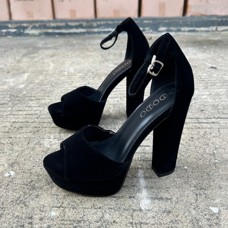 13CM Super High Runway Women's Shoes Chunky Heel Waterproof Platform Sandals