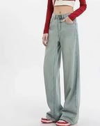 Tailored Embroidered Floor Standing Straight Leg Pants