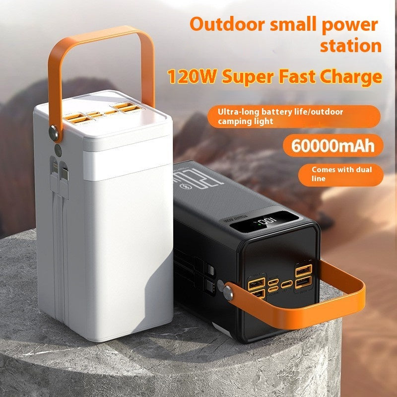 With Cable Large Capacity Super Fast Camping Power Bank