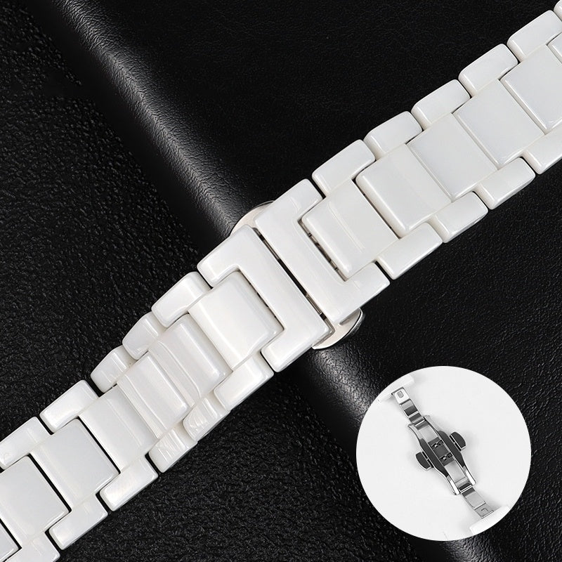 Suitable For Applewatch8 Watch Strap Metal 38 41 44 45mm Ceramic Wrist Strap