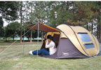 Outdoor Automatic Tent 3-4 People Quickly  Building-free Boat Tent Multi-person Camping Park Tent Rainproof