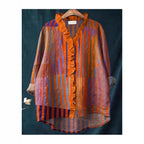 Loose Print Crew Neck Casual Plus Size Women's T-shirt