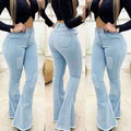 Women Fashion Elastic Ladies Jeans Pants