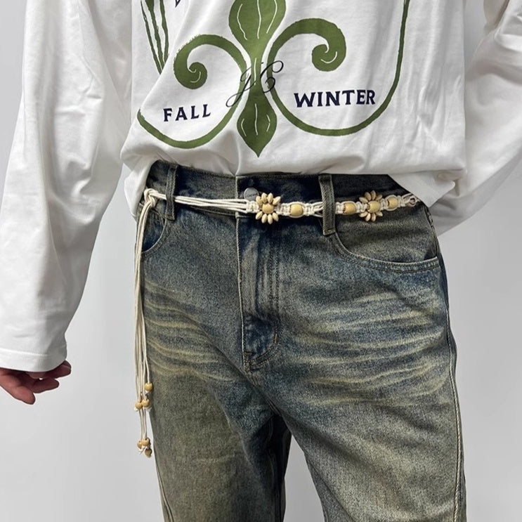 Personalized Bohemian Accessories Ethnic Style Woven Belt