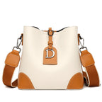 Retro Bucket Hand Shoulder Soft Leather Cross-body Bag